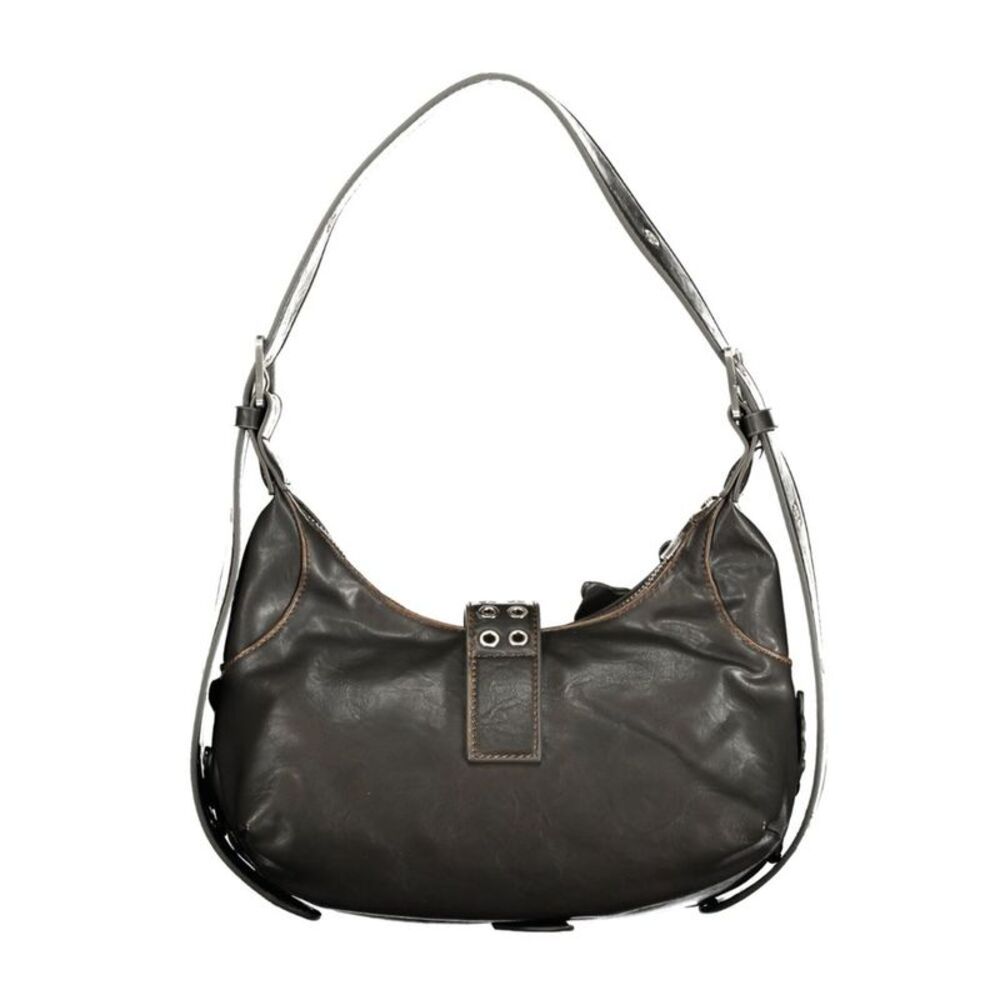 Desigual Marrone Polyurethane Women's Shoulder Women's Bag - Picture 2 of 3